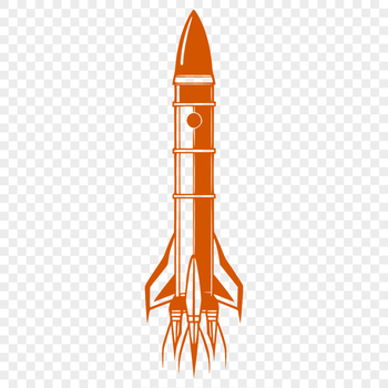 A sleek spaceship design with detailed elements, suitable for digital cutting machines like Cricut or laser cutters.