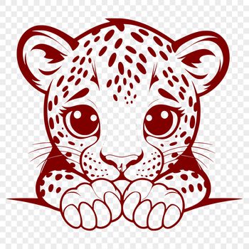 A large big cat with distinctive spots and a powerful build.