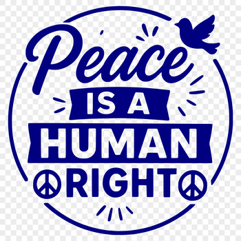 A collection of inspirational quotes promoting peace and opposition to war in a clean and minimalist vector format.