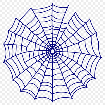 An intricate design of a spider's web, suitable for various digital applications.