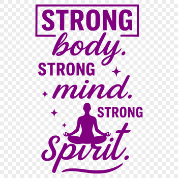 Illustrative yoga quotes design with inspirational text, suitable for various uses.