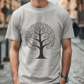 A stylized tree illustration designed as vector art for easy editing and customization in various design software.