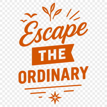 Vector design template featuring inspirational vacation quotes, suitable for cutting machines and laser cutters.