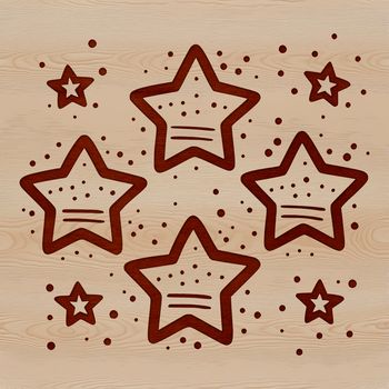 A minimalist star design suitable for various digital applications.