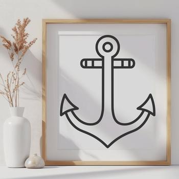 Stunning Anchor - Sublimation SVG