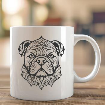 Ornate Bulldog - For Sublimation Project