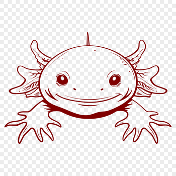Free Stunning Axolotl Printable Artwork