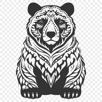 Sitting Bear Printable Artwork