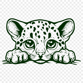 A close-up image of a ocelot's head, showcasing its distinctive markings.