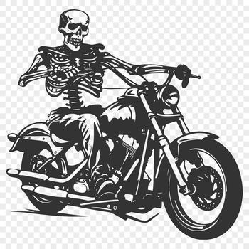 A high-resolution SVG design of a motorbike with clean lines and precise details.