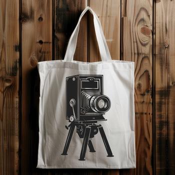 A digital camera icon created as a vector graphic in SVG format.