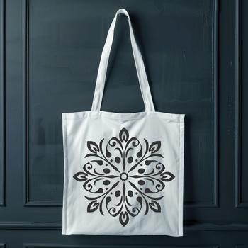 A delicate ornate snowflake design suitable for winter-themed projects.