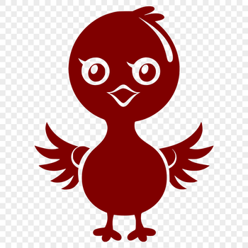 A vector graphic representation of a domesticated bird commonly associated with Christmas celebrations.