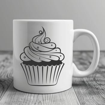 Beautiful Cupcake - Procreate DXF