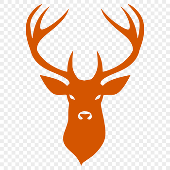 A detailed illustration of a deer's head, suitable for various applications such as cutting machine designs or vector art.
