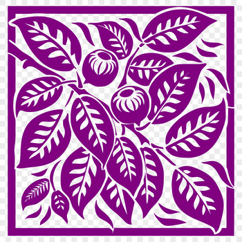 A stylized illustration of a coffee bean, suitable for use in vector graphics and cutting machine designs.