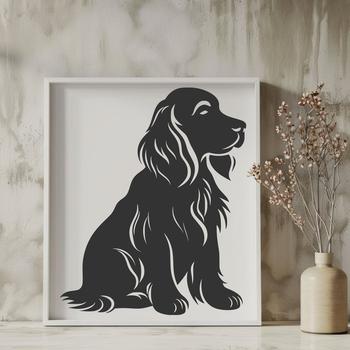 Unique Cocker Spaniel Digital Drawing