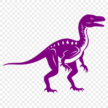 A prehistoric dino illustration in vector format.