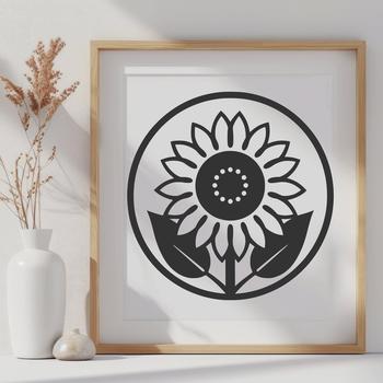 Unique Sunflower - For Cricut Project