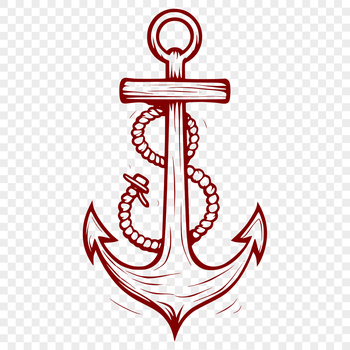 A set of anchor icons in various styles and designs.