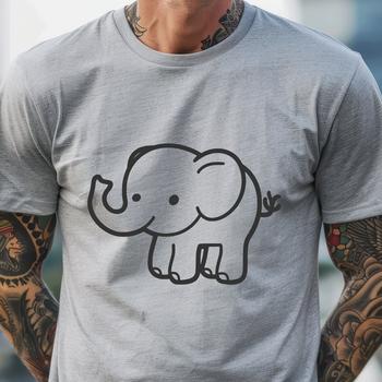 Creative Elephant In SVG & PNG