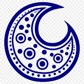 An intricate ornate paisley shape design used as a clip art vector graphic.