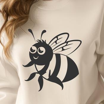 Beautiful Flying Bee Decal