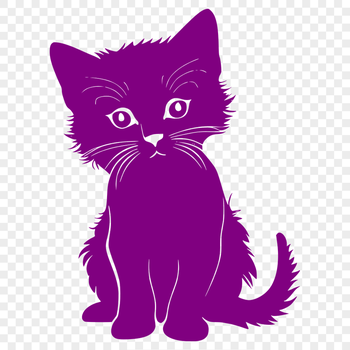 Free Stunning Cat Vector Image