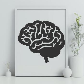 Beautiful Brain Vector Image