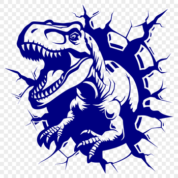 A detailed illustration of a prehistoric dinosaur, showcasing its full body in a vector design.