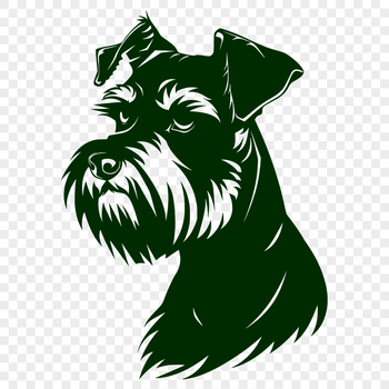 Free Miniature Schnauzer Stencil