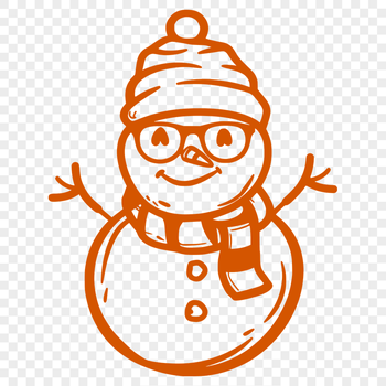 Unique Snowman - For Laser Engraver Project