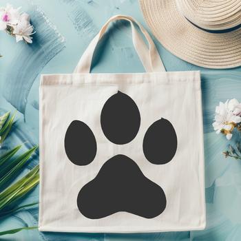 Set of high-quality digital paw print designs suitable for various uses.