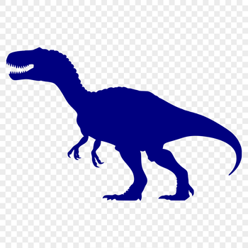 A detailed illustration of a full-body dinosaur, suitable for editing and customization.