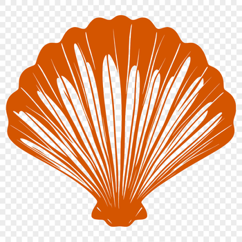 A high-quality digital illustration of a seashell, ideal for crafting and DIY projects.