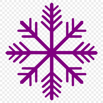 A delicate, intricate snowflake design, suitable for vector applications such as cutting machines or laser cutters.