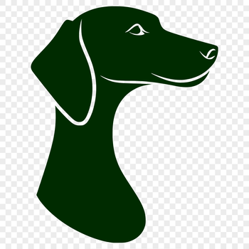 A vector illustration of a Weimaraner dog breed, suitable for clip art and commercial or personal use.