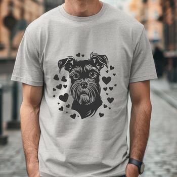 Stunning Miniature Schnauzer - Sublimation PNG