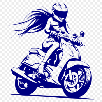 Artistic Bike Vector Craft File