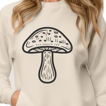 Beautiful Mushroom - PNG Format