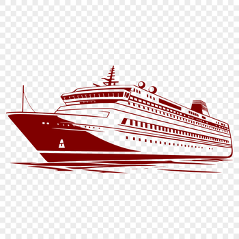 Free Artistic Cruise Ship Printable Artwork