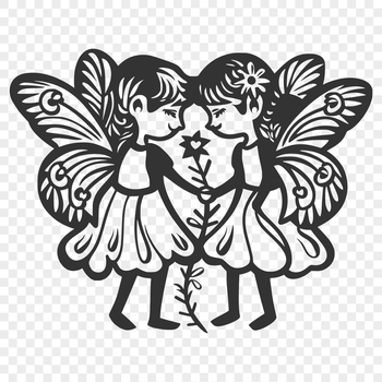 A stylized illustration of a mythical creature from a fairy tale, depicted in full body.