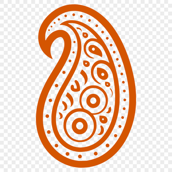Ornate paisley pattern with intricate details.