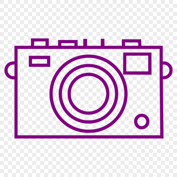 An SVG icon representing photography equipment.