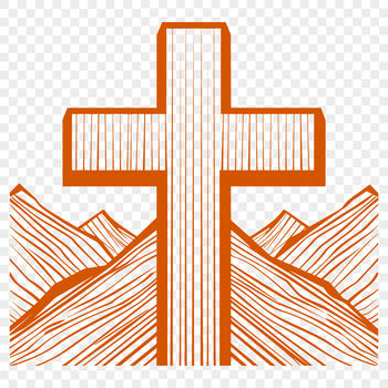 A silver-toned crucifix with intricate details, suitable for digital cutting machines and vector art designs.
