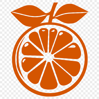 A simple line drawing of a lemon fruit in black outline.