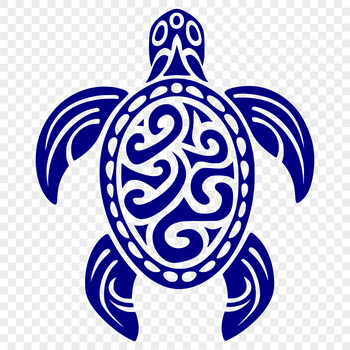 A detailed illustration of a sea turtle in full body pose, suitable for various uses including commercial designs.