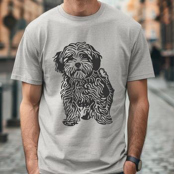 Creative Standing Dog Illustration