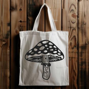 A detailed vector illustration of a mushroom, suitable for graphic design projects.