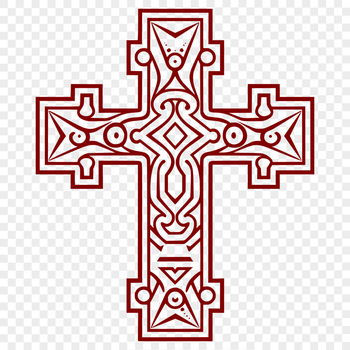 Free Ornate Cross Clipart